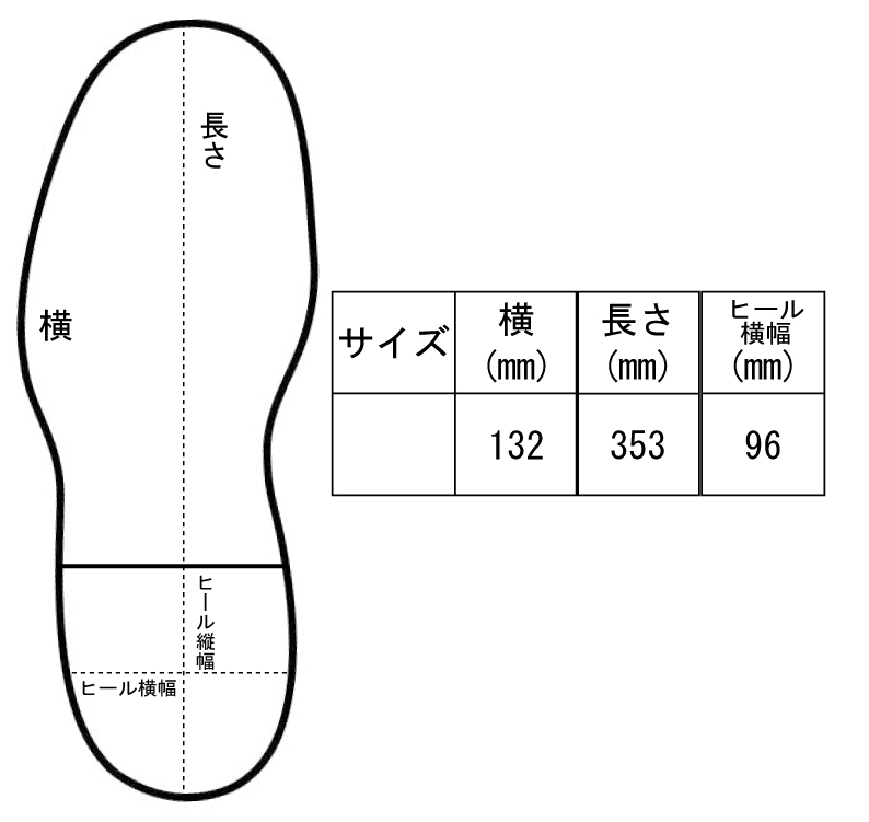 サイズ表