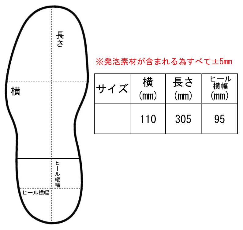 サイズ表